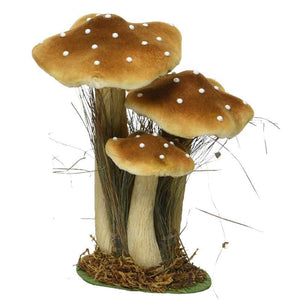 Decoris Velvet Mushroom - 26cm (Assorted Designs) image 4