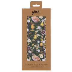 Glick Partridge In A Pear Tree Luxury Tissue Paper (Pack of 4) image 0