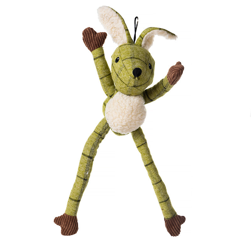 House of Paws Tweed Long Legs Plush Hare image 0