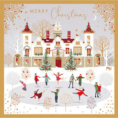 Nigel Quiney Stately Skating Christmas Card image 0