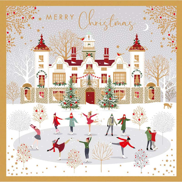 Nigel Quiney Stately Skating Christmas Card image 0