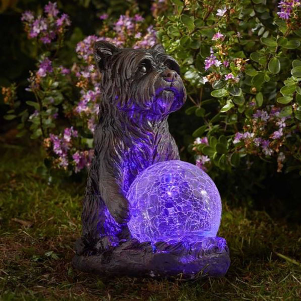 Smart Solar Mystic Dog Garden Ornament image 0