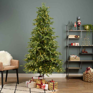 Everlands Sunndal Fir Pre-Lit Artificial Christmas Tree - 8ft image 0