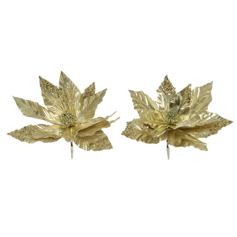 Everlands Light Gold Flower Clip (Assorted Designs) image 0