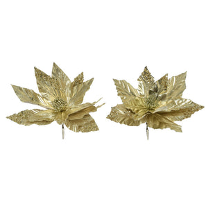 Everlands Light Gold Flower Clip (Assorted Designs) image 0