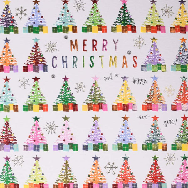 Wendy Jones-Blackett Merry Xmas Trees Christmas Card image 0