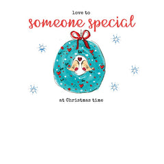 Laura Sherratt Some One Special Hand Finished Christmas Card image 0