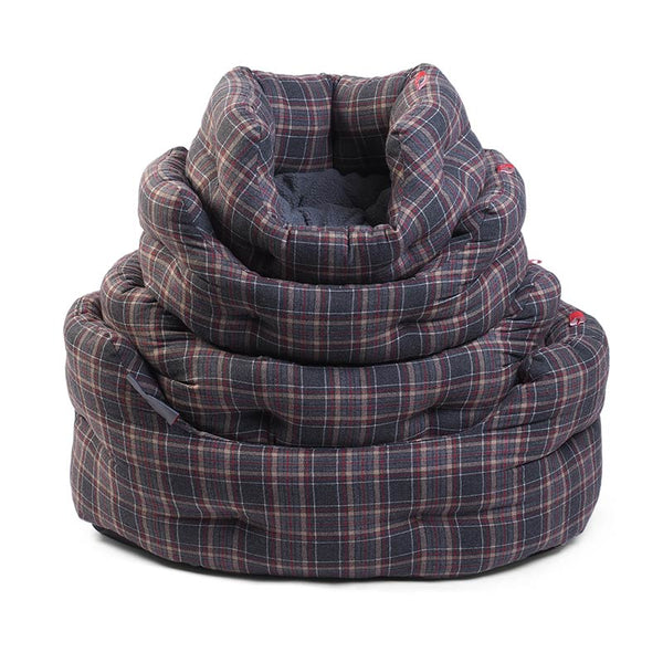 Zoon Plaid Oval Dog Bed image 3