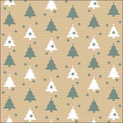 Ambiente Paper Napkins - Sage Trees & Stars (Pack of 20) image 0