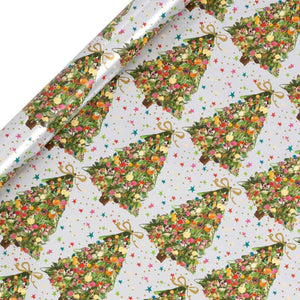Glick Silver Exquisite Evergreen Gift Wrap (4m) image 0