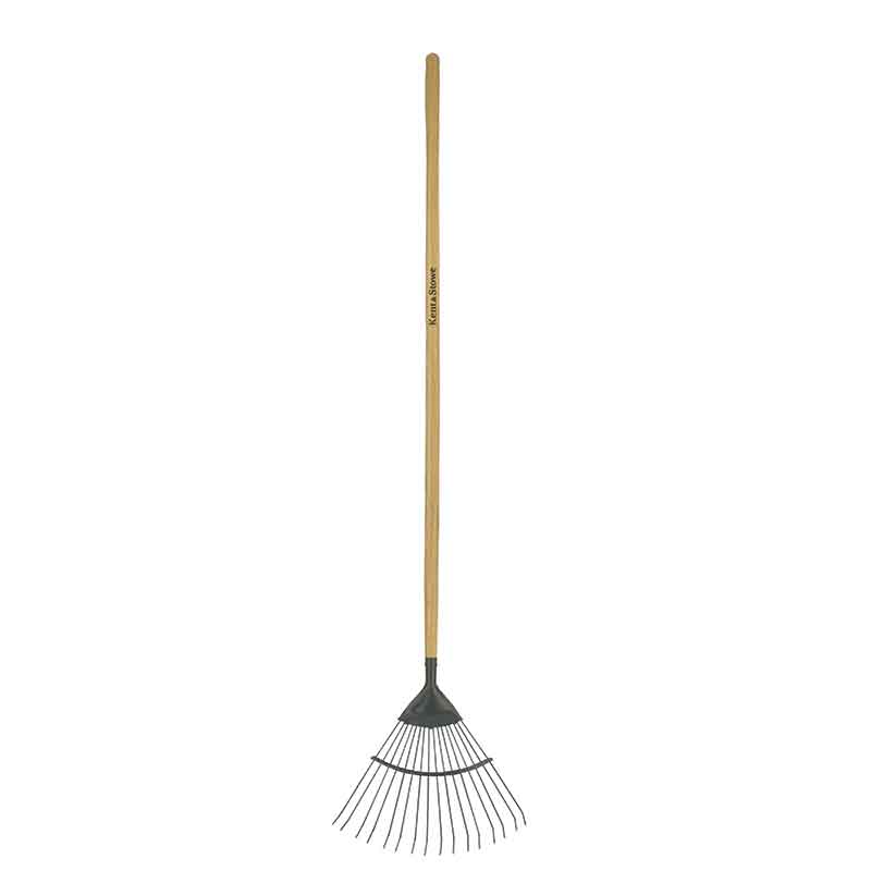 Kent & Stowe Carbon Steel Long Handled Lawn & Leaf Rake image 0