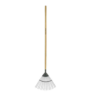 Kent & Stowe Carbon Steel Long Handled Lawn & Leaf Rake image 0