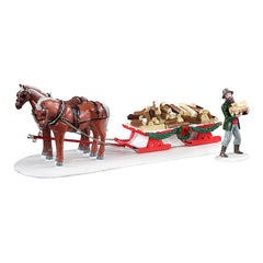Lemax Firewood Delivery (Set of 2) image 0