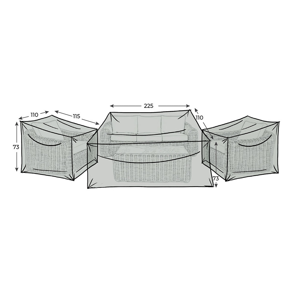 Orchard Life All-Weather Furniture Covers for Morello Garden Lounge Set image 0