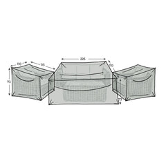 Orchard Life All-Weather Furniture Covers for Morello Garden Lounge Set image 0