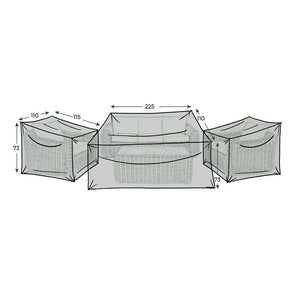 Orchard Life All-Weather Furniture Covers for Morello Garden Lounge Set image 0