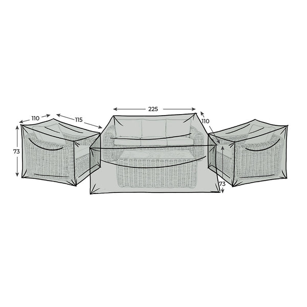 Orchard Life All-Weather Furniture Covers for Morello Garden Lounge Set image 0
