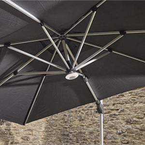 Bramblecrest Cantilever Parasol LED Light with Bluetooth Speaker image 1