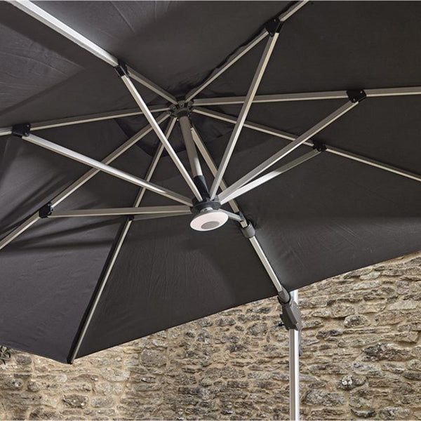 Bramblecrest Cantilever Parasol LED Light with Bluetooth Speaker image 1