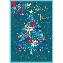Words N Wishes Christmas Tree Special Friend Christmas Card image 0