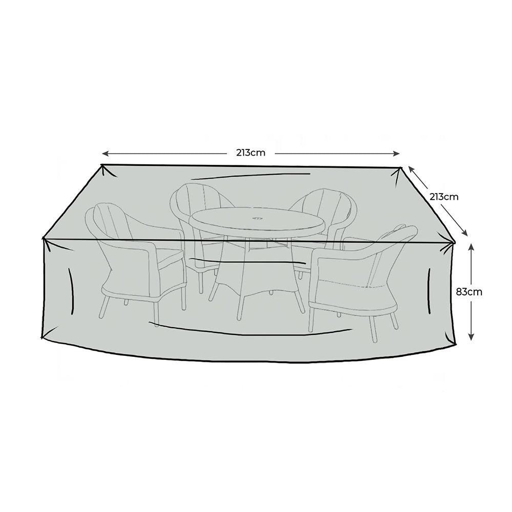 Orchard Life All-Weather Furniture Cover for Bramley 4 Seat Round Dining Set image 0
