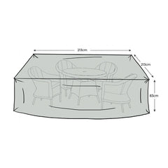 Orchard Life All-Weather Furniture Cover for Bramley 4 Seat Round Dining Set image 0