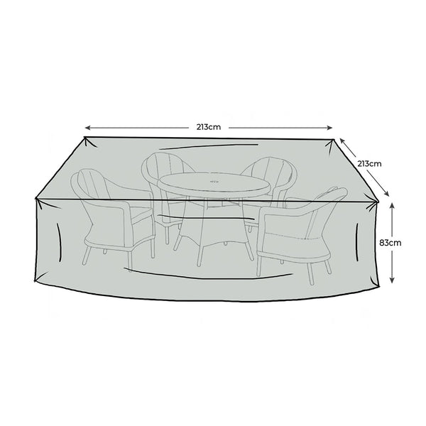 Orchard Life All-Weather Furniture Cover for Bramley 4 Seat Round Dining Set image 0