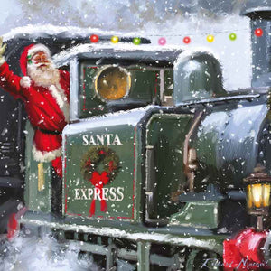 Ling Design Small Deluxe Cards - Jolly Santa's (Pack of 12) image 2