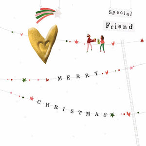 Woodmansterne Festive Friend Christmas Card image 0
