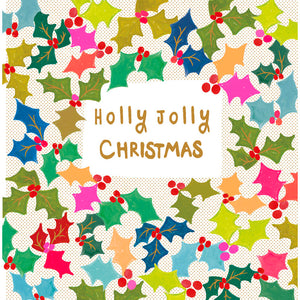 Papersalad Holly Christmas Card image 0