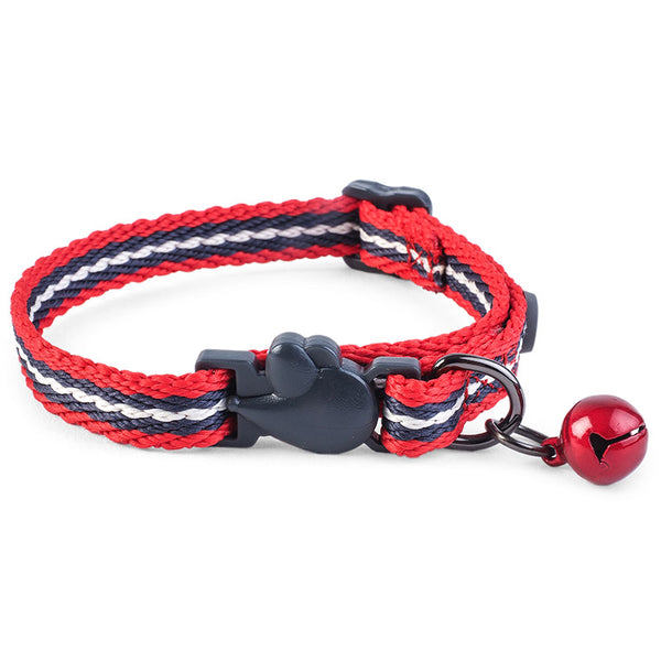 Zoon WonderLust Windsor Stripe Cat Collar image 0