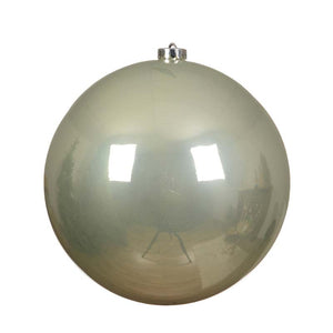 Decoris Large Shatterproof Bauble in White Mint image 0