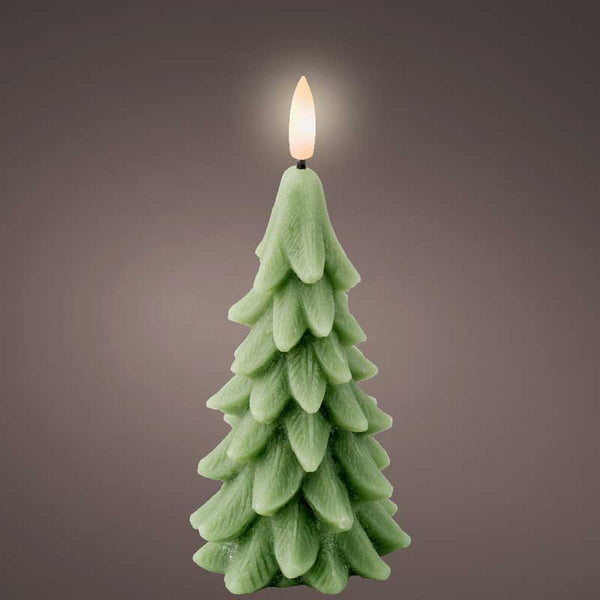 Lumineo Green LED Tree Candle image 3