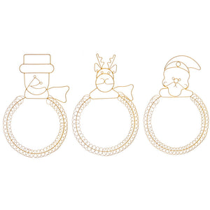 Premier Gold Round Card Holder (Assorted Designs) image 0