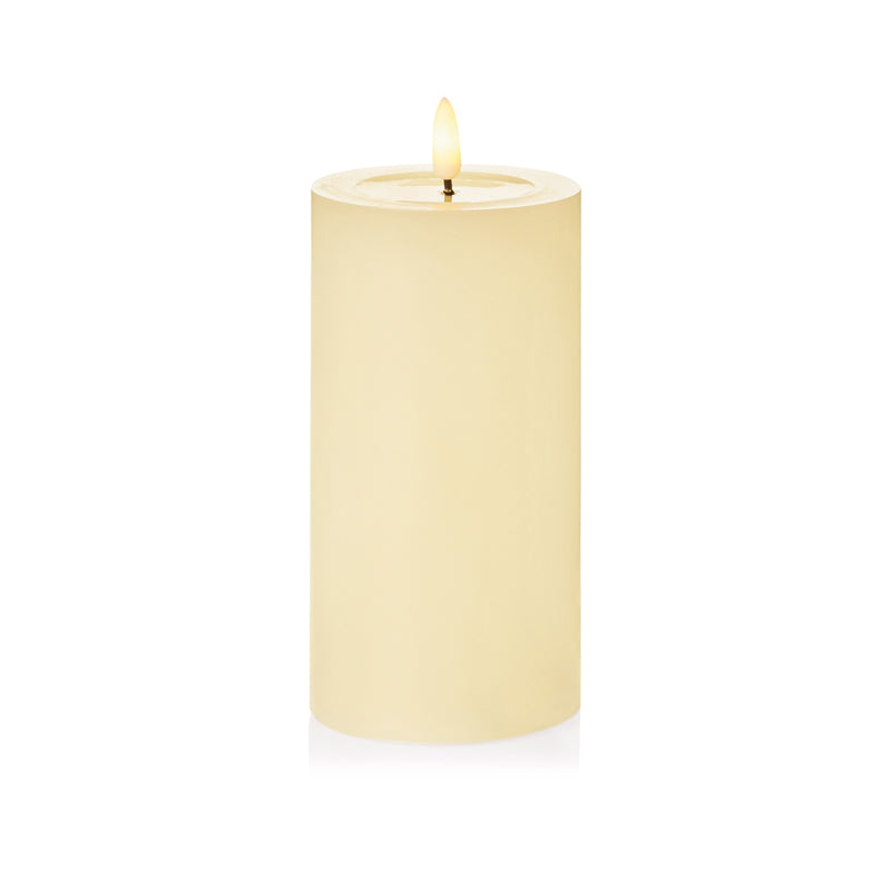 Premier Battery-Operated Cream FLIKABRIGHTS Wax Pool Candle image 0