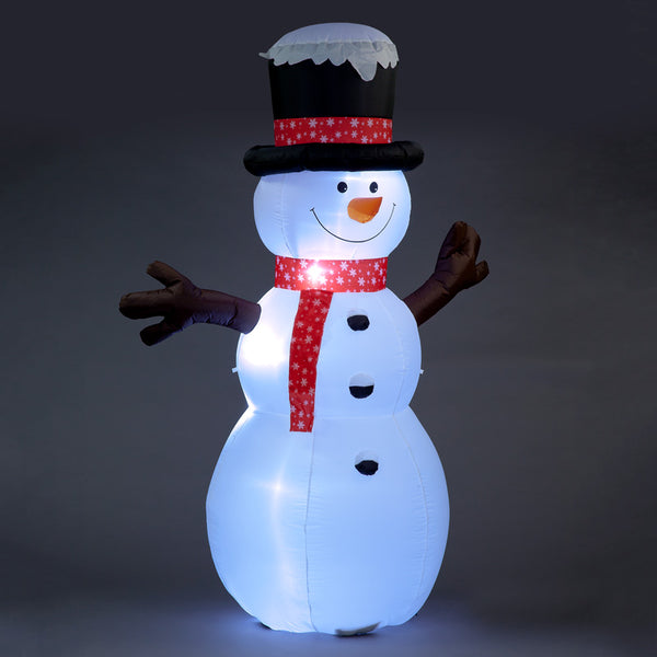 SnowTime Inflatable Snowman with LEDs image 0