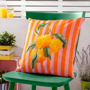 Furn Oranges Outdoor Square Cushion, 43 x 43cm image 0