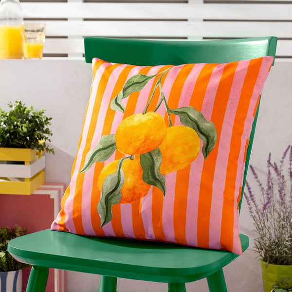 Furn Oranges Outdoor Square Cushion, 43 x 43cm image 0