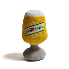 CatwalkDog San Mongrel Beer Glass Plush Dog Toy image 0