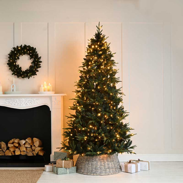 Festive Firefly Pre-Lit Artificial Christmas Tree - 6ft image 0
