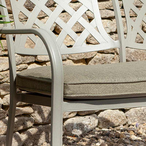 Hartman Berkeley High Back Bench in Maize with Wheatgrass Cushion image 1