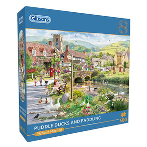 Gibsons Puddle Ducks & Paddling 500 Piece Jigsaw Puzzle image 4