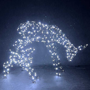 NOMA Black Frame Duo-Bulb Woburn Deer & Fawn image 0