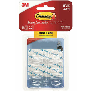 Command™ Mini Hooks - Transparent image 2