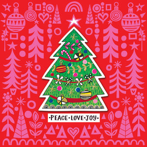Rachel Ellen Peace Love & Joy Christmas Card image 0