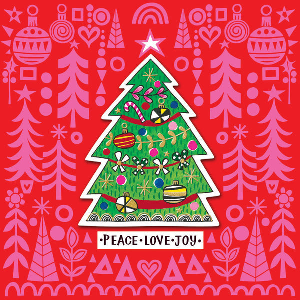 Rachel Ellen Peace Love & Joy Christmas Card image 0