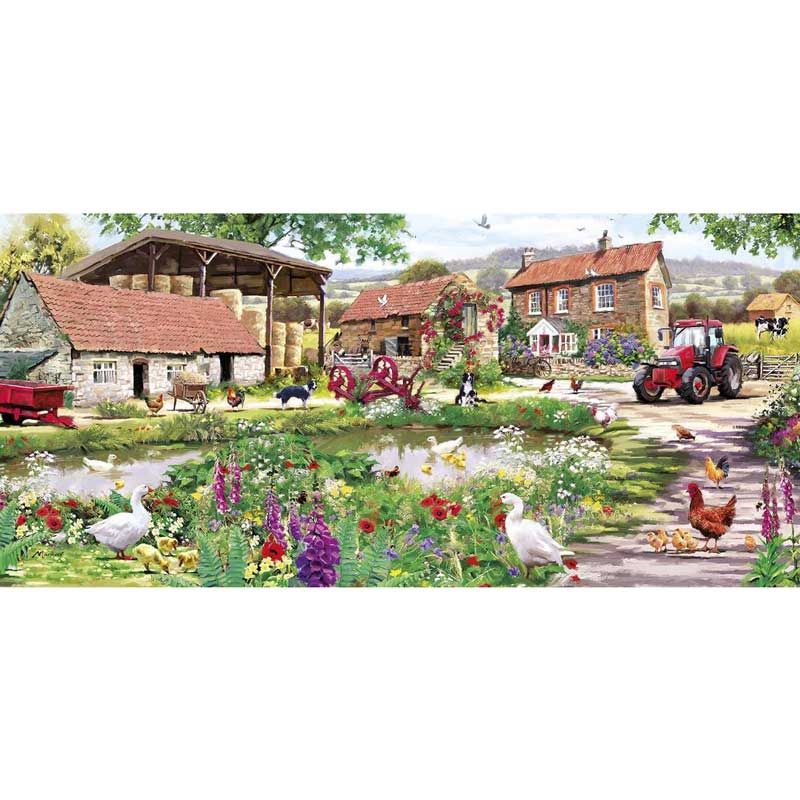 Gibsons Duckling Farm 636 Piece Jigsaw Puzzle image 0