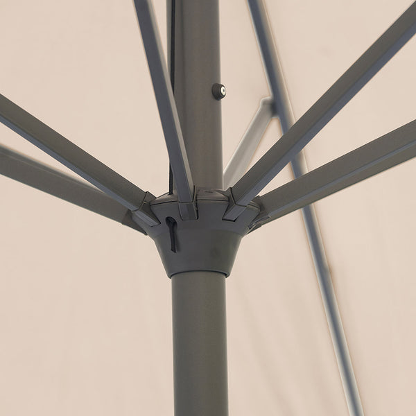 Platinum Riva 3.5m Round Crank Parasol – Taupe image 2