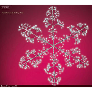Lumineo LED Flashing Snowflake - Cool White image 3