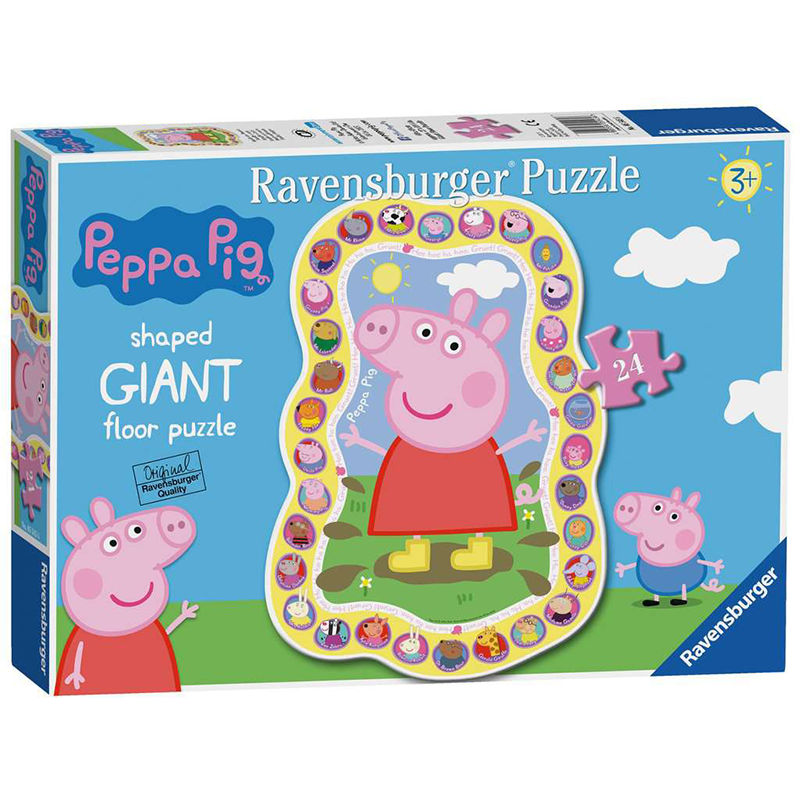 Ravensburger Floor Puzzle Peppa Pig Shape 24 pieces image 0